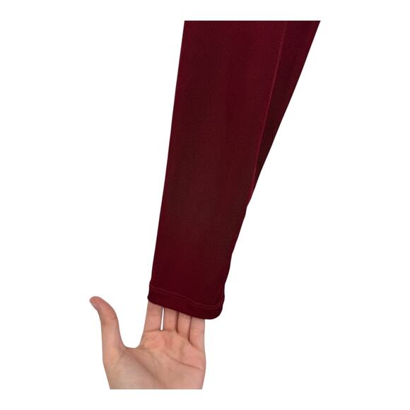 ASTR the Label dress Asymmetric Ruffle Hem burgundy size Small S - Picture 2 of 7